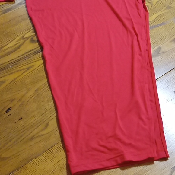 HALARA XS EXTRA SMALL RED DRESS Long Sleeve Womens Party Clubs Birthday zz - Picture 2 of 9